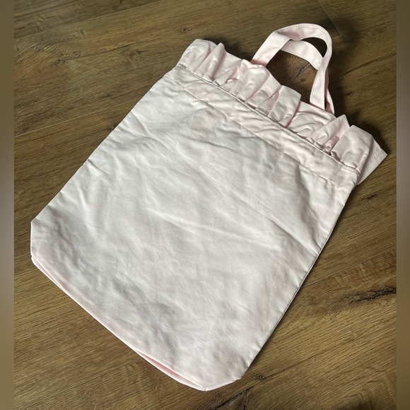 One Left! MARRONCREAM-VERY RARE (NWT) Zipped Pink Canvas Tote Bag with a Ribbon. - Picture 8 of 16
